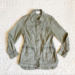 Anthropologie Marrakech Green Geneva Anorak Utility Field Jacket Green, Small